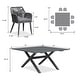 preview thumbnail 15 of 13, PURPLE LEAF PE Rattan Outdoor Dining Set with Aluminum Frame