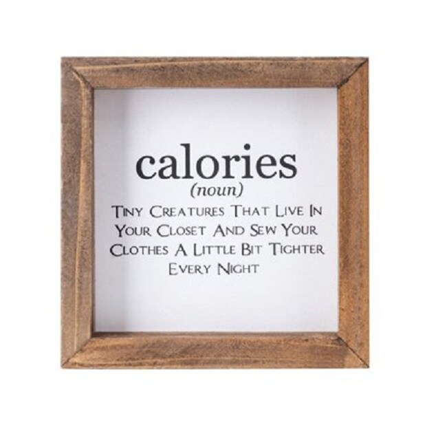 Shop 6 Trisha Yearwood Coffee Talk Rustic Wooden Box Framed Wall