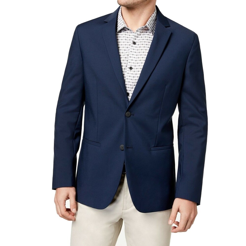 alfani blue suit