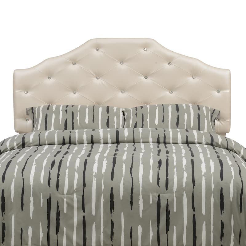 Steve Silver Dayton Pearl Upholstered Queen Headboard