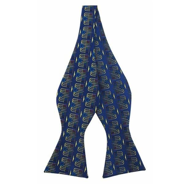 Shop Jacob Alexander Men S Menorah Candle Lights Happy Hanukkah Star Of David Adjustable Self Tie Bow Tie Men S Self Tie Free Shipping On Orders Over 45 Overstock 30355436