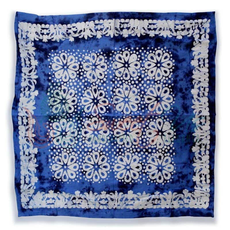 Cotton Batik Daisy Floral Tablecloth Collection