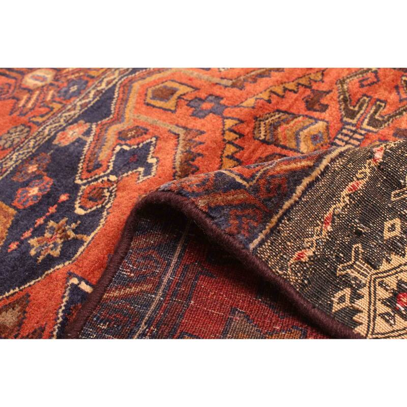 ECARPETGALLERY Hand-knotted Teimani Red Wool Rug - 3'3 x 4'11