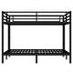 preview thumbnail 5 of 8, Metal King over King Bunk Bed for Teens and Adults,Space-Saving/Noise Reduced/No Box Spring Needed, Black
