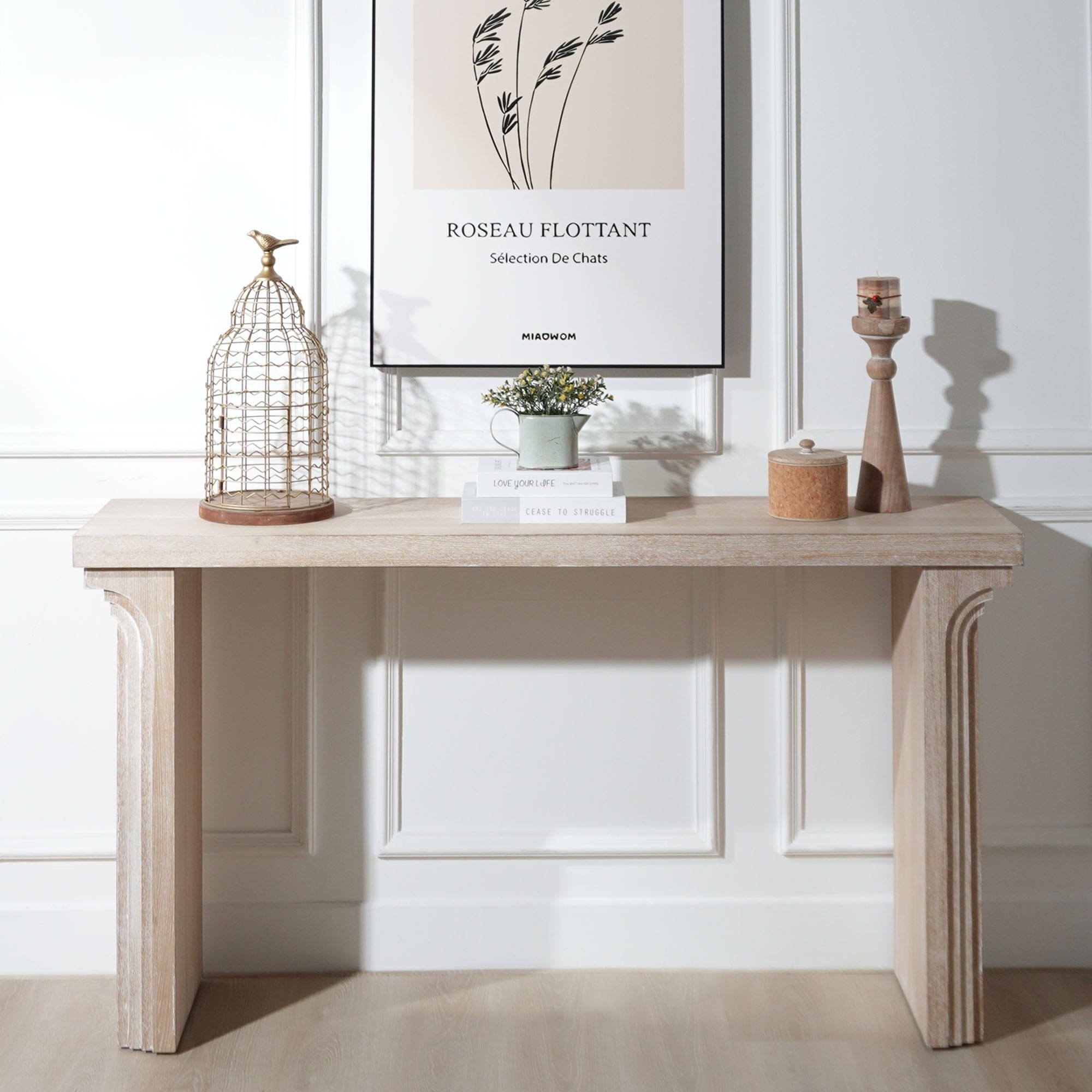 Modern Minimalist Wooden Console Table