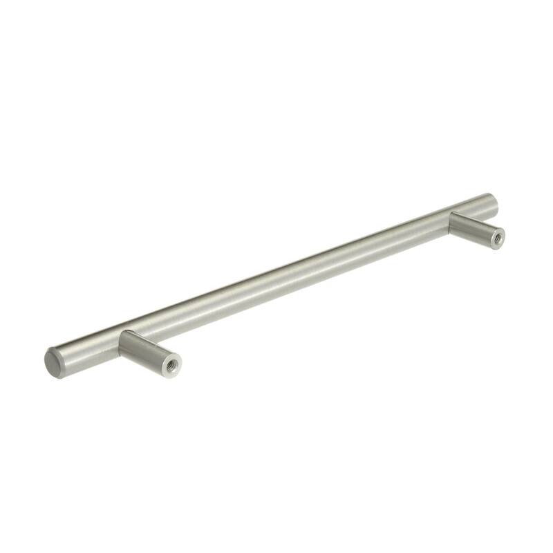 Bar Pulls 7 in (178 mm) Center-to-Center Satin Nickel Cabinet Pull - 10 Pack