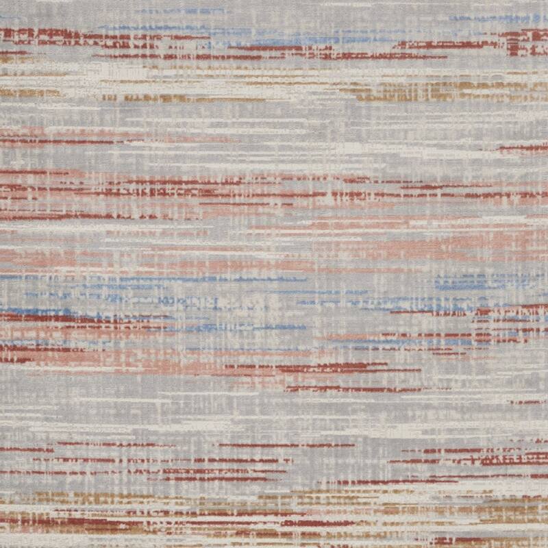 Power Loomed Abstract Modern Non Skid Low Pile Area Rug - 144' X '108' X '0.25