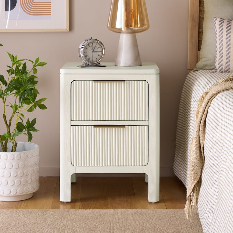 SAFAVIEH Home Misha Nightstand - White