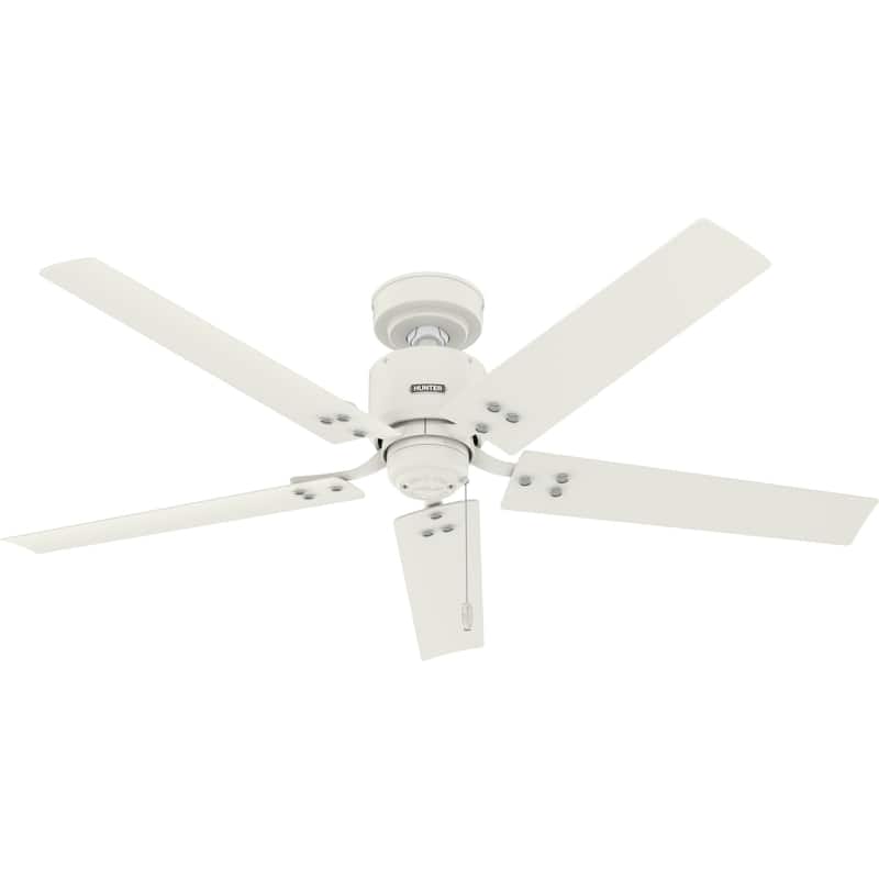 Hunter 52" Windbound Outdoor Ceiling Fan with Pull Chain - Damp Rated!