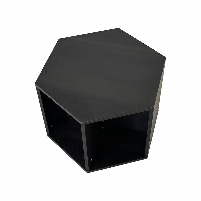 23.62'' Hexagonal Burmese Sumac Coffee Table
