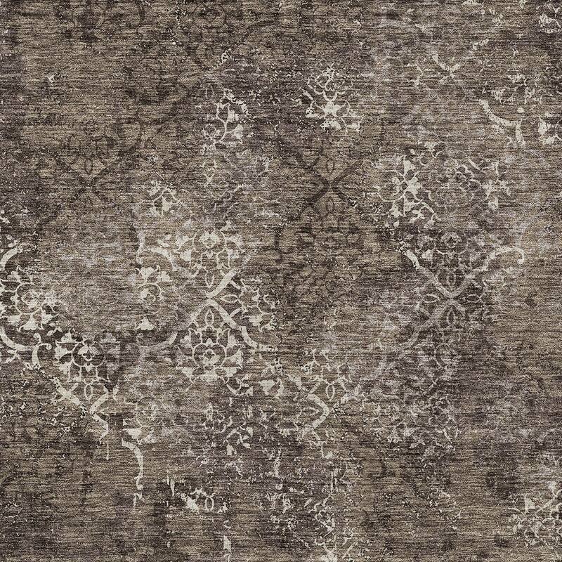 HomeRoots Floral Transitional Rectangle Outdoor Rug