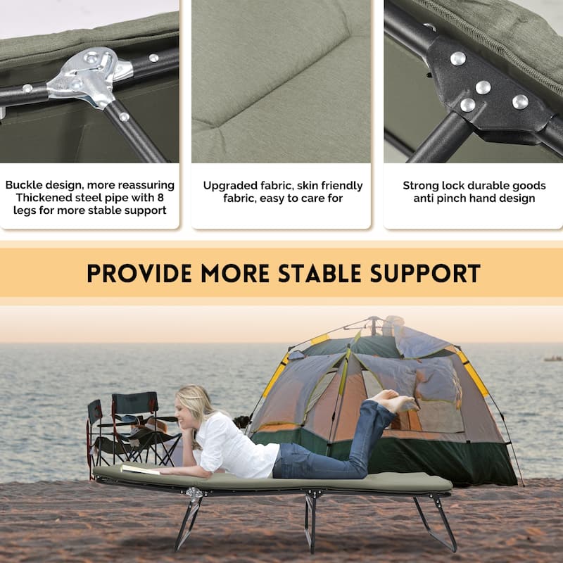 Folding 5-Angle Adjustable Camping Cot