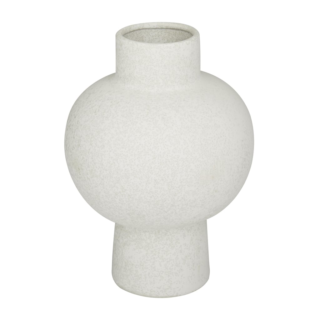 Ceramic Handmade Decorative Vase - White - CosmoLiving by Cosmopolitan