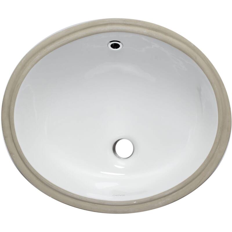 Eago 17-3/4" Undermount Bathroom Sink with Overflow