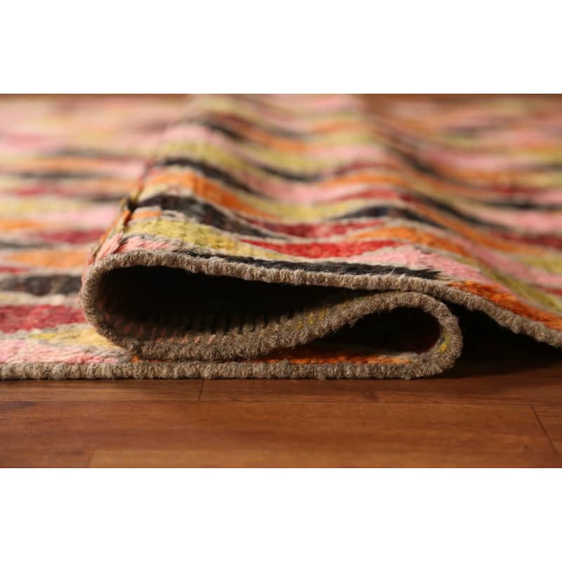 Trellis Moroccan Oriental Area Rug Handmade Tribal Wool Carpet - 5'9" x 7'9"