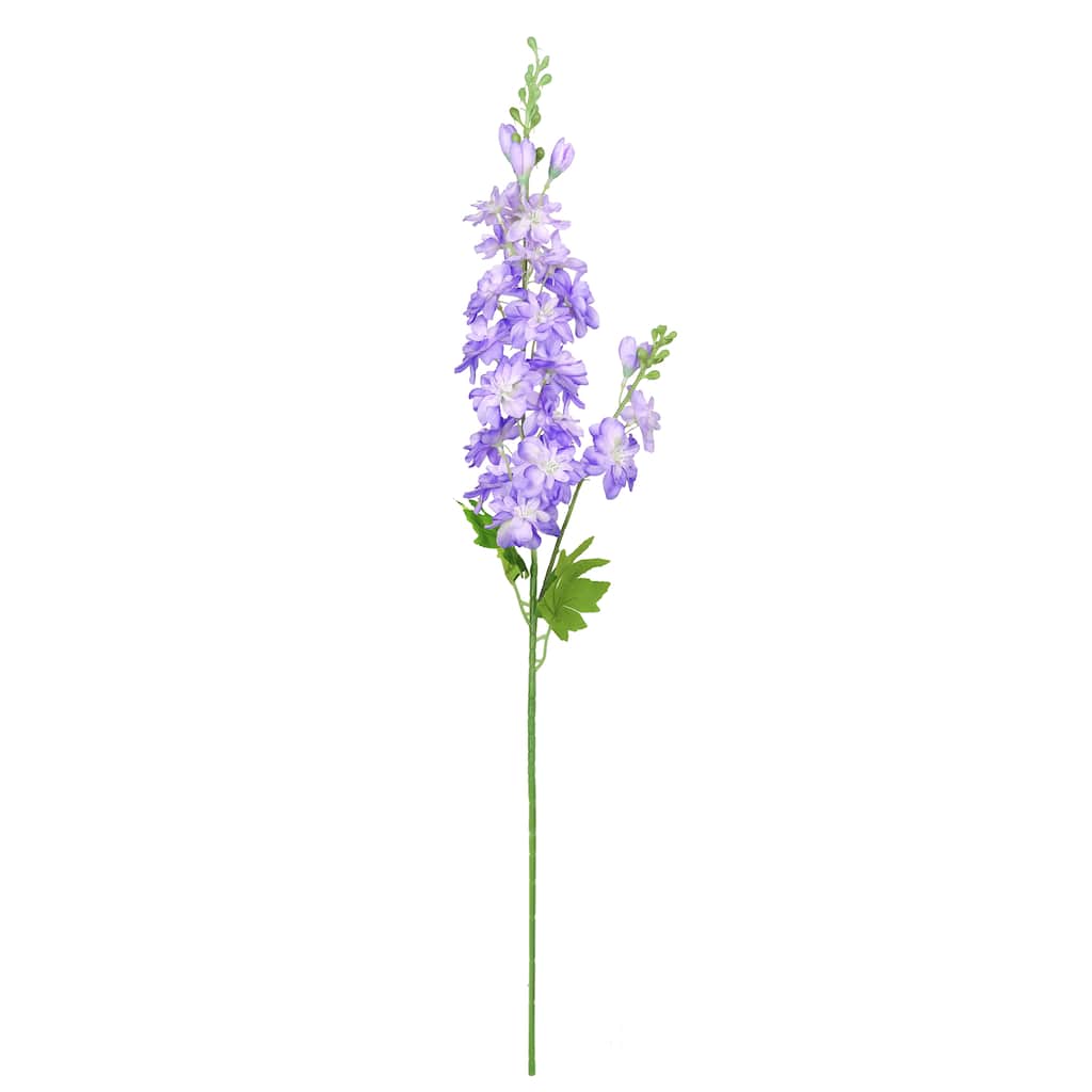 Set of 6 Lavender Artificial Delphinium Flower Stem Spray 34in - 34" L x 4" W x 4' DP
