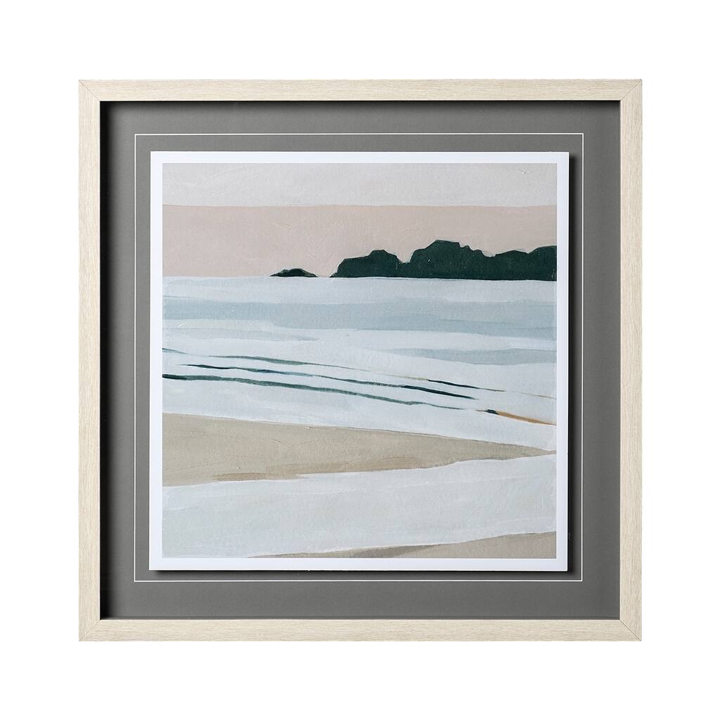 Coastal Lines I Framed Art Print