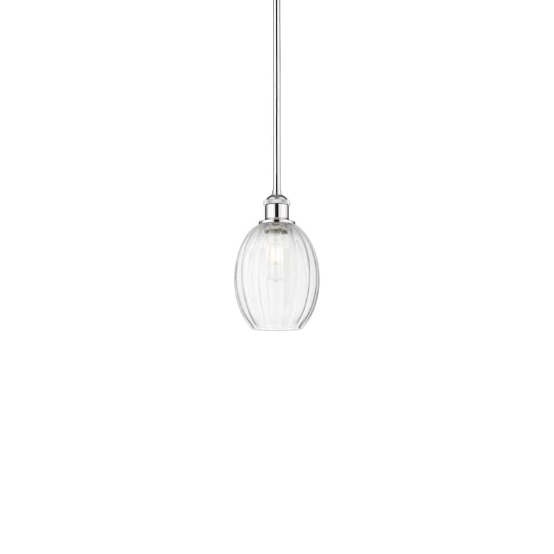 Innovations Lighting 616-1S-11-7 Preston Pendant Preston 7" Wide Mini - Polished Chrome / Clear