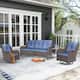 Option Blue-Brown Rattan