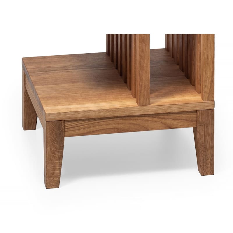 Scandinavian Solid Oak Wood Nightstand Bedside Table