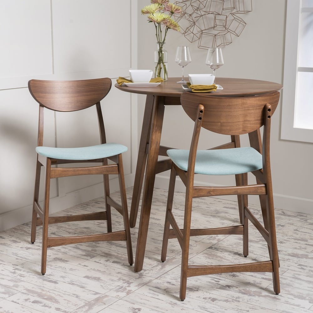 Carson Carrington Lund Wood 24-inch Counter Stool (Set of 2) by Christopher Knight Home