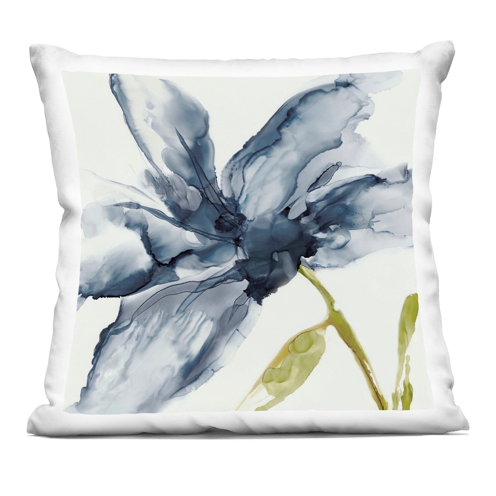 Stupell Petals Of Sky Flower Decorative Printed Throw Pillow Design by Jacob Q