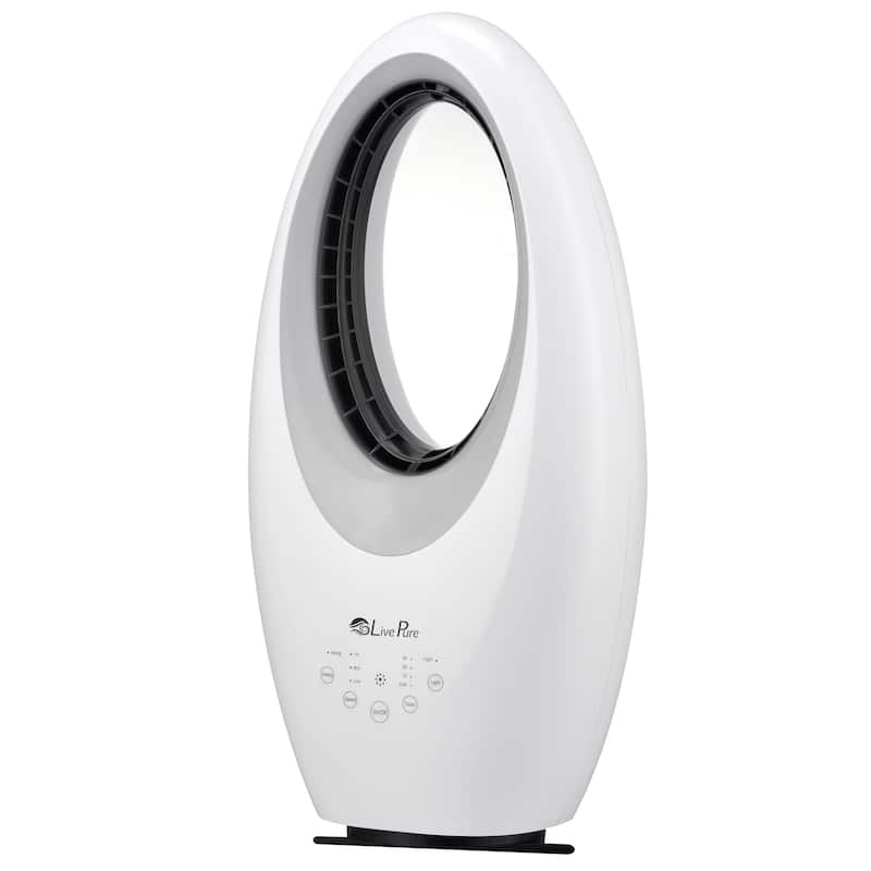 LivePure Vortex Bladeless Fan - White