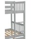 preview thumbnail 5 of 5, Twin Over Twin Bunk Bed with Trundle, Convertible Design & Safety Rails