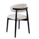 preview thumbnail 26 of 27, Modern Solid Wood Dining Chair with Upholstered Seat by GDFStudio