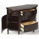 preview thumbnail 3 of 2, Bedford Mahogany Demilune Console Table