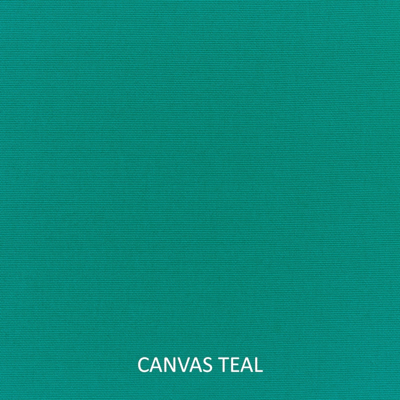 Sunbrella Canvas 47.5 in x 18 in x 2 in Bench Cushion Bristol - 47.5 in x 18 in x 2 in - Canvas Teal