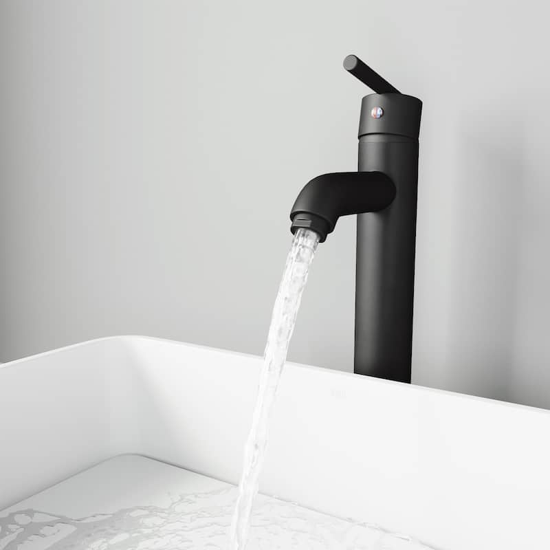 VIGO Seville 13" H Single Handle Single Hole Bathroom Vessel Faucet