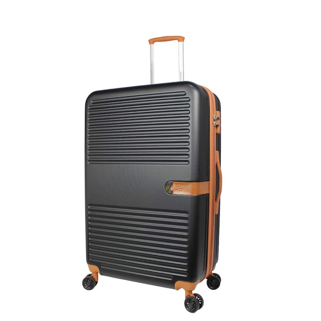 Garland 24" Expandable Hardside Spinner Chequed Luggage