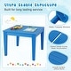 preview thumbnail 32 of 34, Gymax Kids Square Table Indoor Outdoor Heavy-Duty All-Weather Activity