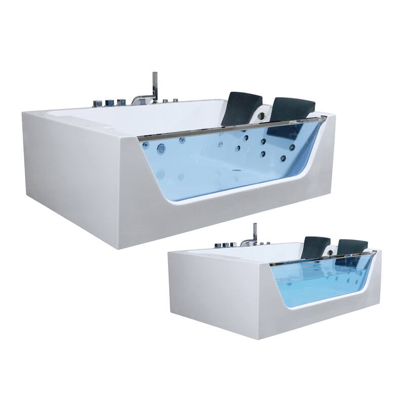 A&E Bath Penelope Jetted Tub - 71-inch