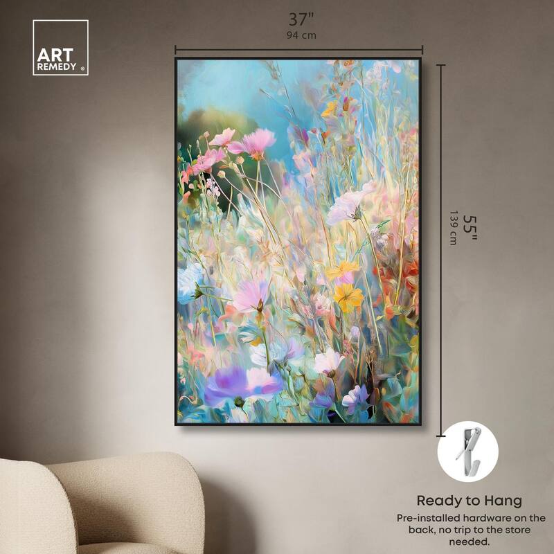 Cosmos Cascade Canvas by Art Remedy