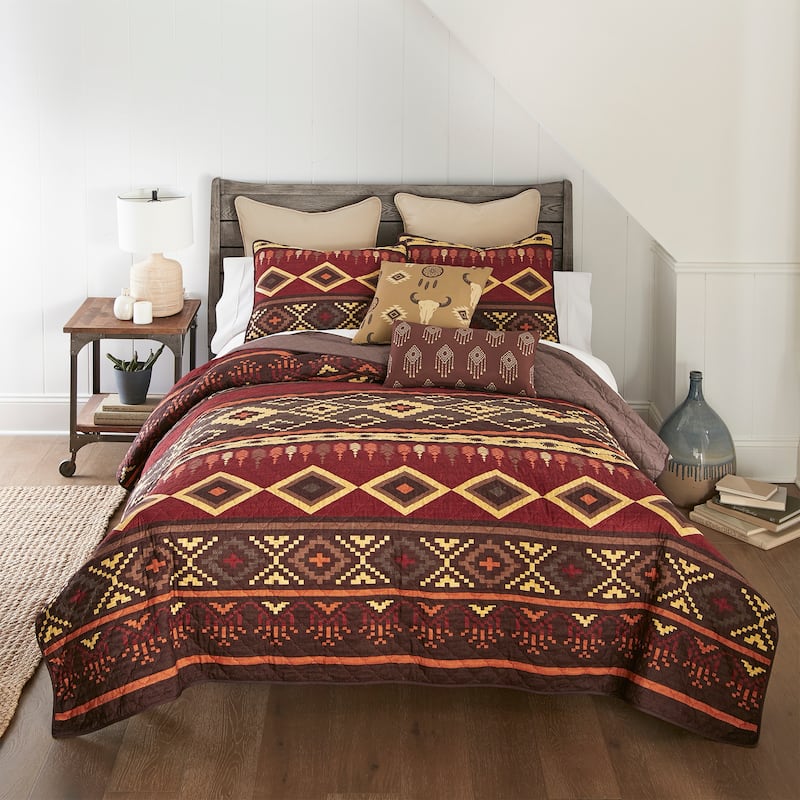 Donna Sharp Western Tapestry 2PC Polyester Decor Pillow Set