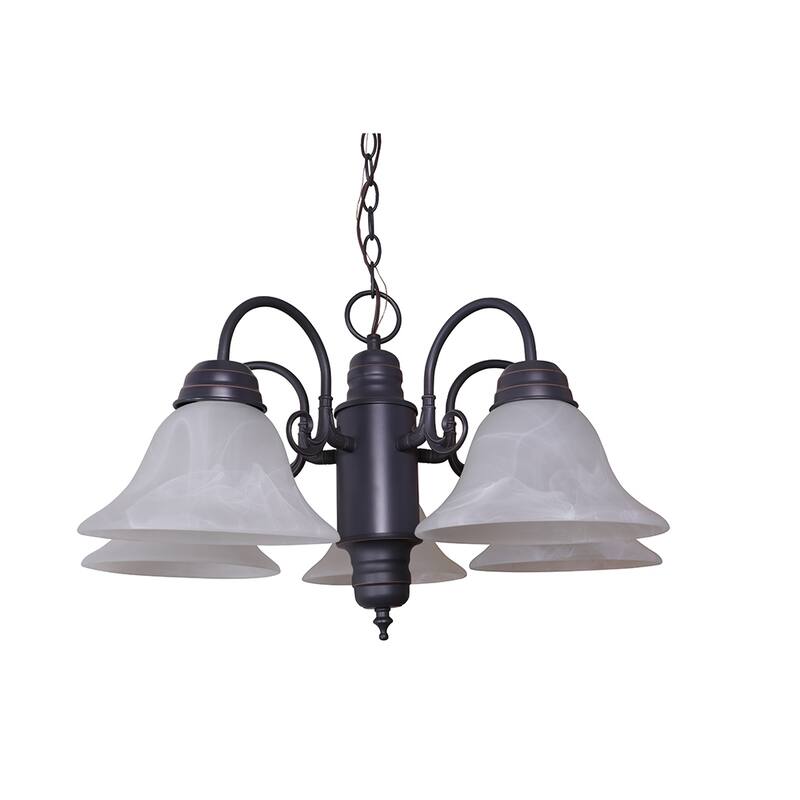 Design House 514455 Millbridge Traditional 5-Light Indoor Dimmable Chandelier