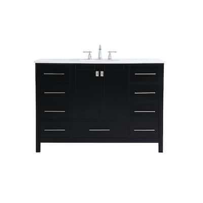 Elegant Lighting VF18848 Irene 48" Free Standing Single Basin Vanity