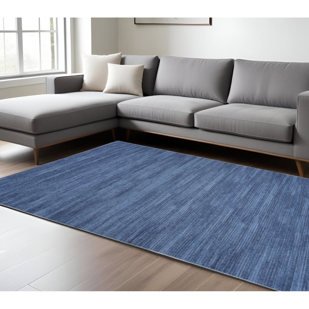 HomeRoots Striped Modern Rectangle Area Rug - 144.00 in. x 110.00 in. x 0.25 in.