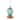 Art Glass Shell Hummingbird Feeder, Blue