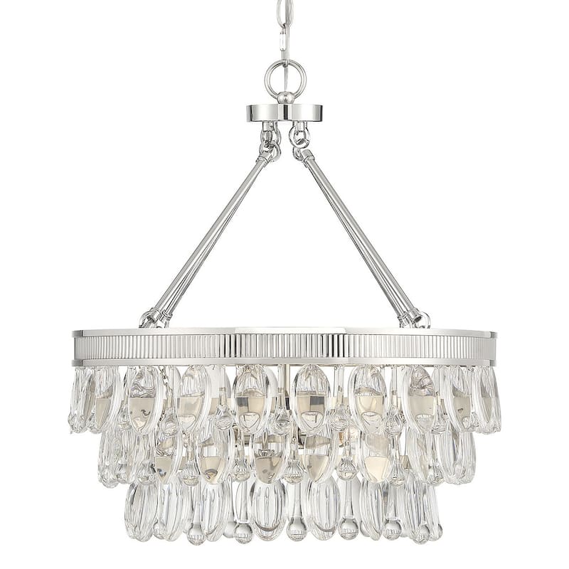 Savoy House Windham 4 Light 20" Wide Crystal Chandelier