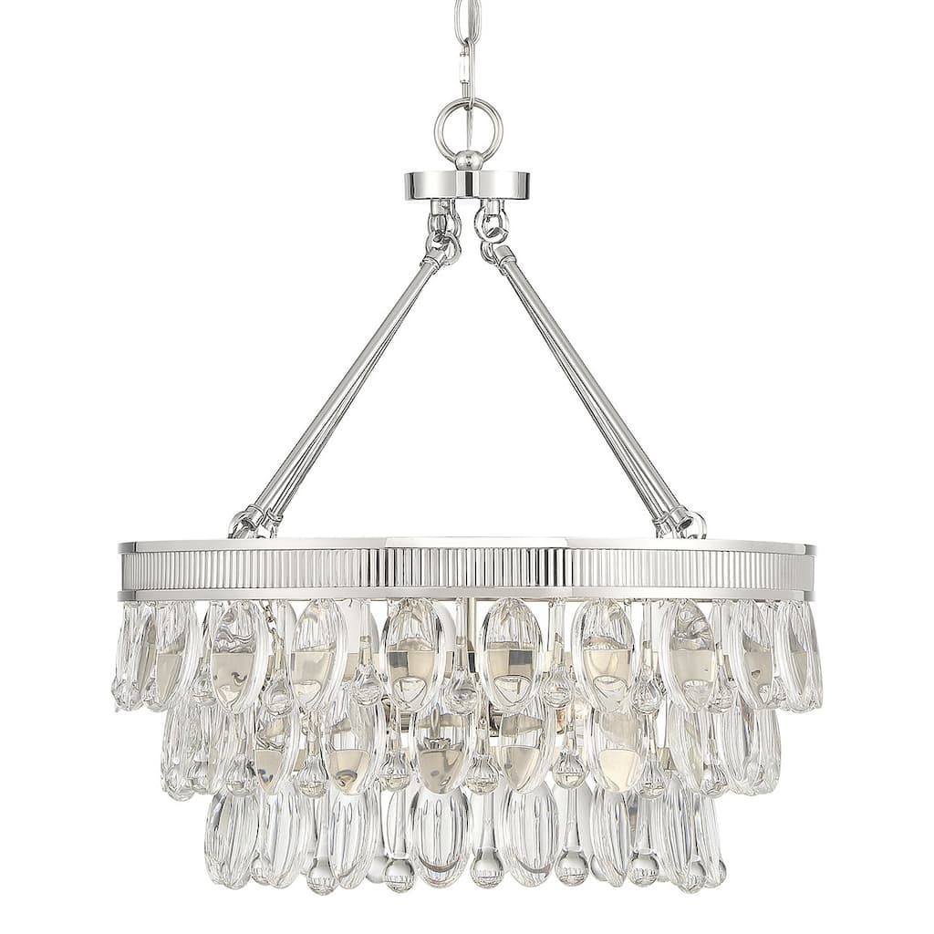 Savoy House Windham 4 Light 20" Wide Crystal Chandelier