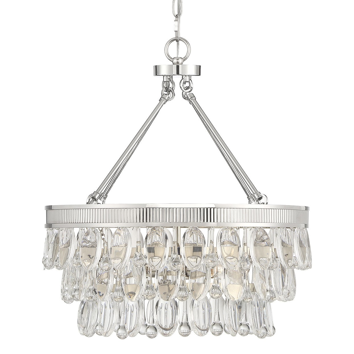Savoy House Windham 4 Light 20" Wide Crystal Chandelier
