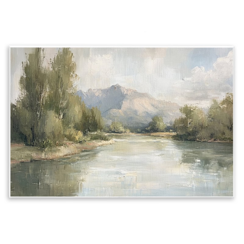 Stupell Where The River Goes Wall Plaque Art Design By Petal Prints Design - 19 x 13