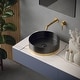 preview thumbnail 3 of 13, Karran Cinox Stainless Steel Round Vessel Sink