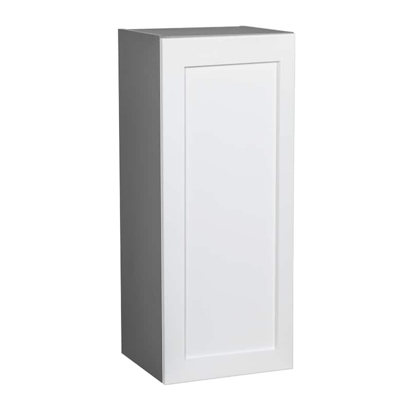 24" x 36" Wall Cabinet-Single Door-Grey - 24 x 36 x 12 - White