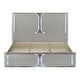 preview thumbnail 17 of 22, Furniture of America Sherri Modern 2-Piece Light Grey Solid Wood Kids Platform Bedroom Set with LED