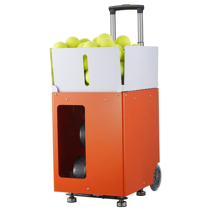 Tennis Ball Machine, Automatic Portable Tennis Ball Launcher - 110 km/h - Orange