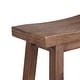 preview thumbnail 17 of 80, The Gray Barn Vermejo Wire-brushed Rubberwood Saddle Stool